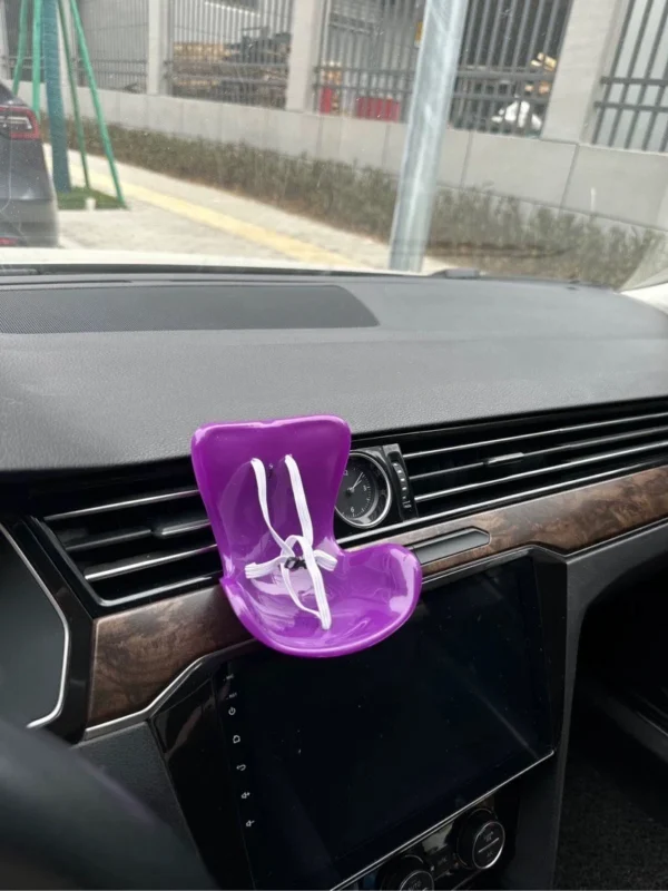 15-17cm doll Seat  Labubu carseat Safety Seat Cute Doll Air Outlet Aromatherapy decoration high-grade Car Interior Decoration - Image 13