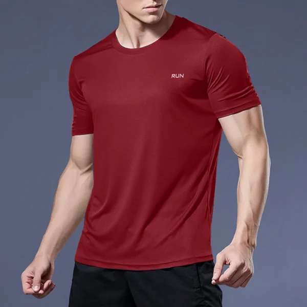 Running Shirts Soccer Shirts Men's Jersey Sportswear Mens Jogging T-Shirts Quick Dry Compression Sport T-Shirt Fitness Gym - Image 23