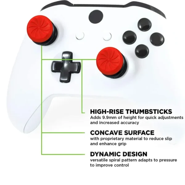 NEW 2PCS Freek Galaxy Performance Thumb Grip Caps Silicone Analog Stick Caps Cover for Xbox Series X/S Controller Silicone Cap - Image 4