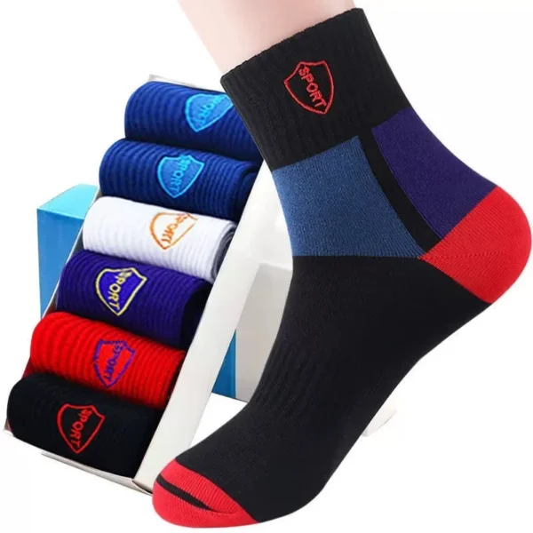 10pairs Breathable Cotton Sports Stockings Men Bamboo Fiber Autumn and Winter Men Socks Sweat Absorption Deodorant Business Sox - Image 16