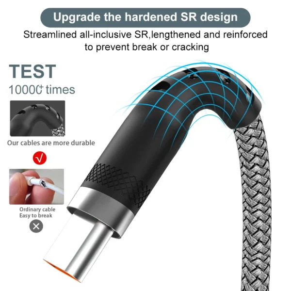 USB TYPE C Fast Charge Cable LIGHTNING 3m 5 Meters USB C Android Micro USB Extend Charging Cable for iPhone 14 Xiaomi OnePlus - Image 4