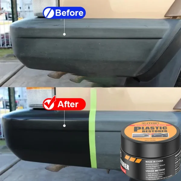 Car Plastic Restorer Back To Black Gloss Auto Interior Leather & Panel Renewal Wax Coating Agent Auto Polish And Repair Coating - Image 2