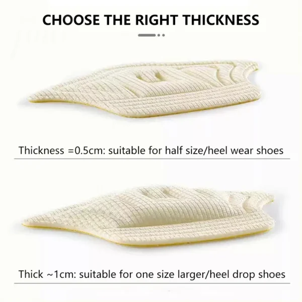 5Pairs Insoles For Shoes Patch Heel Pads For Sport Shoes Adjustable Size Feet Pad Insole Heel Protector Back Sticker Shoe Pad - Image 25
