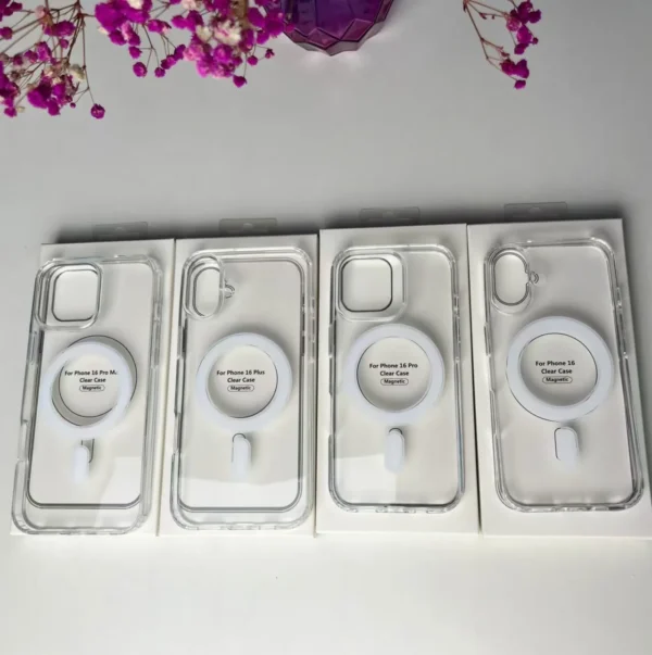 Original Luxury Magsafe Wireless Charging Case For iPhone 16 15 14 13 12 11 Pro Max Plus Mini Magnetic Transparent Bumper Cover - Image 6
