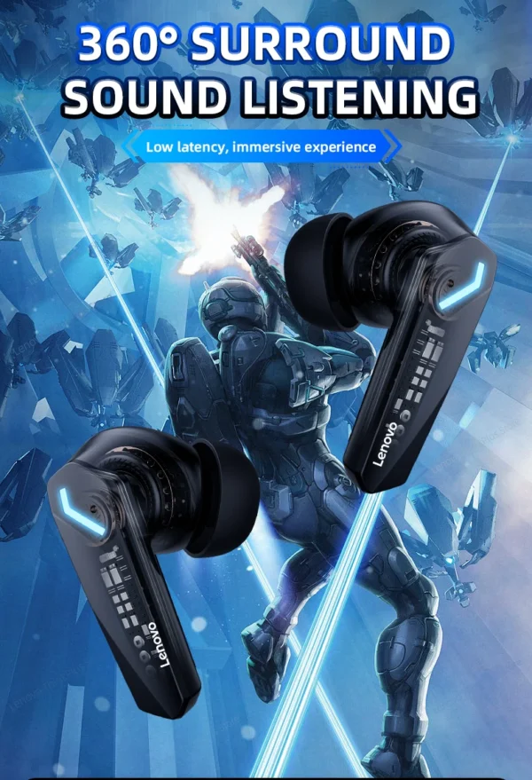 Lenovo GM2 Pro Gaming Earphones Bluetooth 5.3 Sport Headset Dual Mode HD Call Noise Reduction Earbuds with Mic For iPhone 2024 - Image 20
