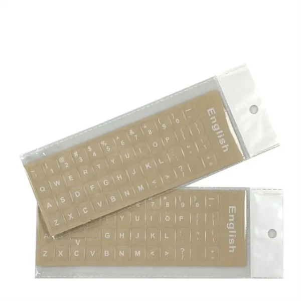 Russian English Transparent Keyboard Stickers Korean Hebrew Language Alphabet for Computer PC Dust Protection Laptop Accessories - Image 3