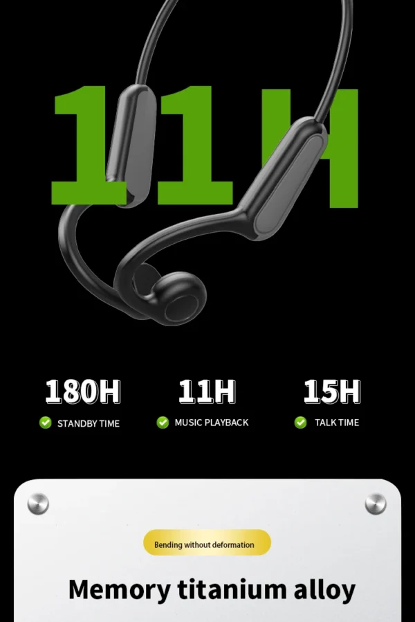 Xiaomi Mijia Real Bone Conduction Sport Headphone Wireless Earphone Bluetooth-Compatible Headset Hands-free with Mic for Running - Image 17