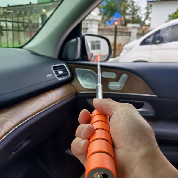 Car Rearview Mirror Wiper Cleaning Tool Auto Glass Mist Cleaner Scraper Car Accessories Handle Telescopic Window Cleaning Brush - Image 15