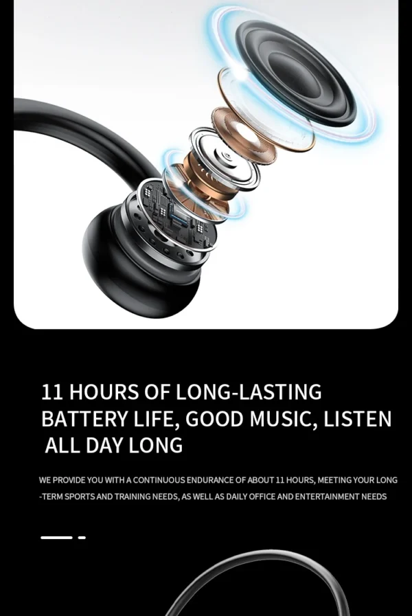 Xiaomi Mijia Real Bone Conduction Sport Headphone Wireless Earphone Bluetooth-Compatible Headset Hands-free with Mic for Running - Image 16