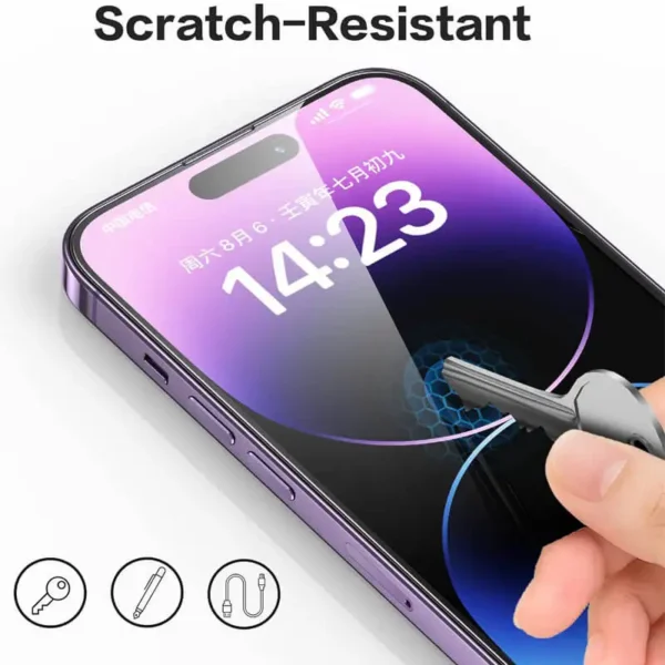Tempered Glass for iPhone 14 Pro 15 16 13 12 11 pro max screen protector for iphone 15 pro mica for iphone 13 14 pro glass film - Image 4