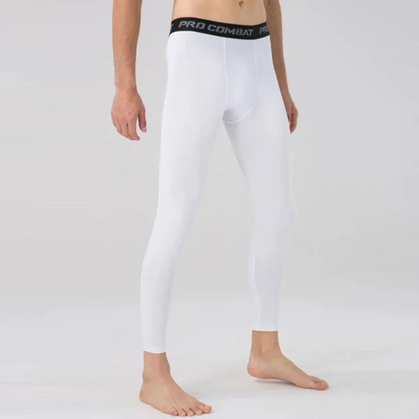 Mens Compression Pants Tights Cool Dry Leggings Sports Baselayer Running Tights Athletic Workout Active Shorts - Image 21