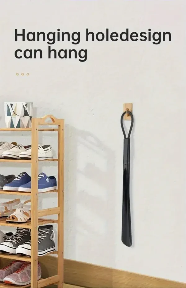 1pc Extra long flexible plastic shoe horns do not require bending durable shoe spoons for pregnant women wearing shoe assistants - Image 13