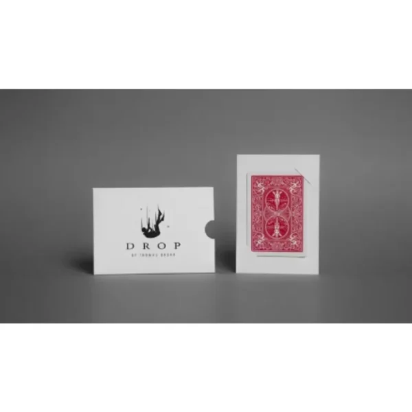 Drop by Thomas Bada Card Magic Tricks Decks Close up Magic Magia Magie Magicians Props Illusions Gimmicks Tutorial Red/Blue - Image 3