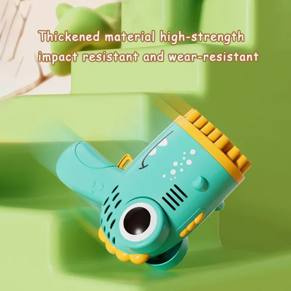 40 Hole Dinosaur Bubble Handheld Bubble Machine, Electric Bubble Gun Outdoor Wedding Party Toy(without Bubble Water) - Image 5