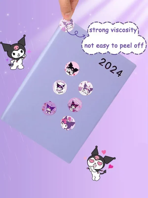 300Pcs/roll Sanrio Sticker Cartoon Kids Student Handbooks Kuromi Melody Reward Stickers Gift Girl Boy Decoration Decals Toys - Image 15