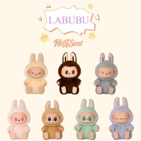 100% Genuine Original Labubu The Monster Macaroon Blind Basic Ethylene Base Type Chain Pendant Collectible Gifts - Image 3