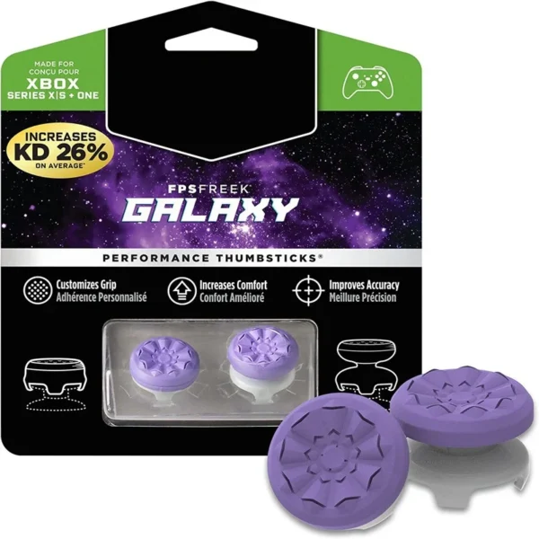 NEW 2PCS Freek Galaxy Performance Thumb Grip Caps Silicone Analog Stick Caps Cover for Xbox Series X/S Controller Silicone Cap - Image 3