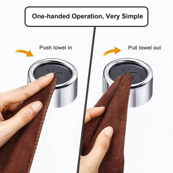 3PCS Non Punching Dishwashing Cloth Storage Clip Dishcloth Clip Kitchen Household Gloves Hook Towel Rack Hole Clip Wall Hanging - Image 2