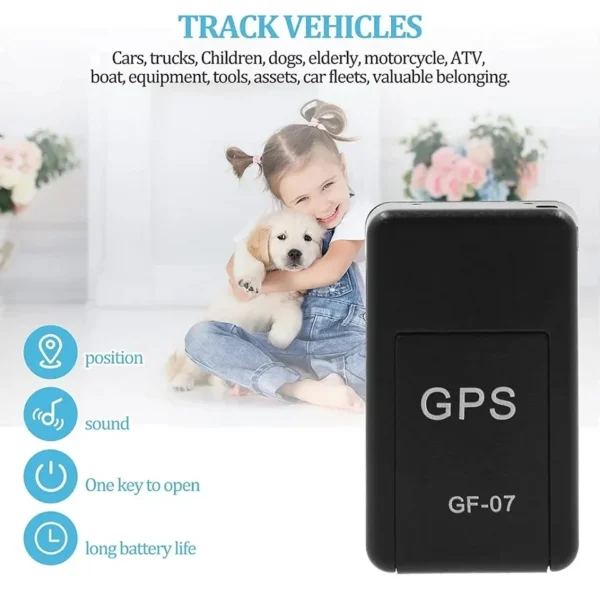 Micro Magnetic GPS Tracker, Vehicle Motorcycle Real-time Anti-theft Tracking Monitor, Personal Anti Loss Positioning Mini GPS - Image 3