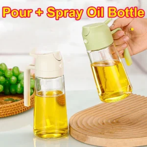 Kitchen Sprayer Spray Oil Dispenser 2in1 Oil Dispenser Oil Sprayer Comfortable Handle Barbecue Air Frying Pan Oven Steak Frying