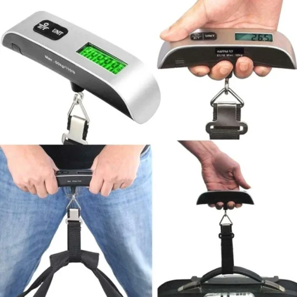 Luggage Scale 110lb 50kg Digital Handheld Portable Hanging Baggage Scale for Travel Suitcase Weight Scale - Image 6
