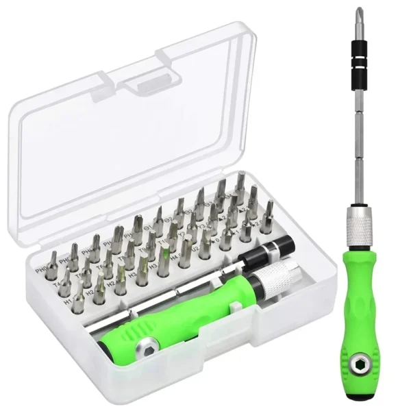 32 in 1 Multifunctional Screwdriver Set Precision Magnetic Phillips Hex Drill Bits for Phone Watch Camera PC Mini Hand Tools - Image 18