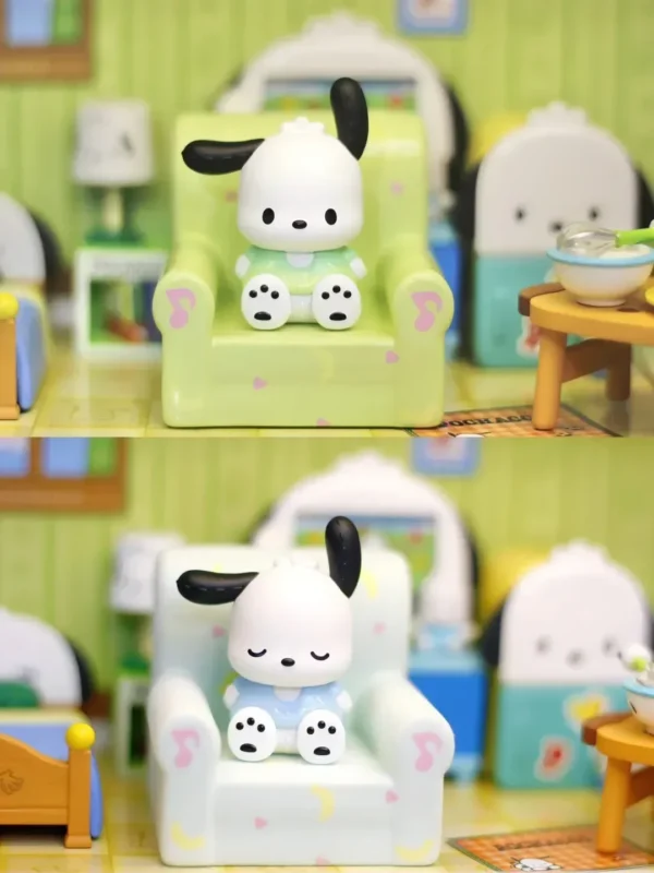 Sanrio Sitting Doll Series Blind Box Cute Sofa Cinnamoroll Hello Kitty Kuromi Mymelody Pachacco Mystery Box Kid Toy SurpriseGift - Image 20