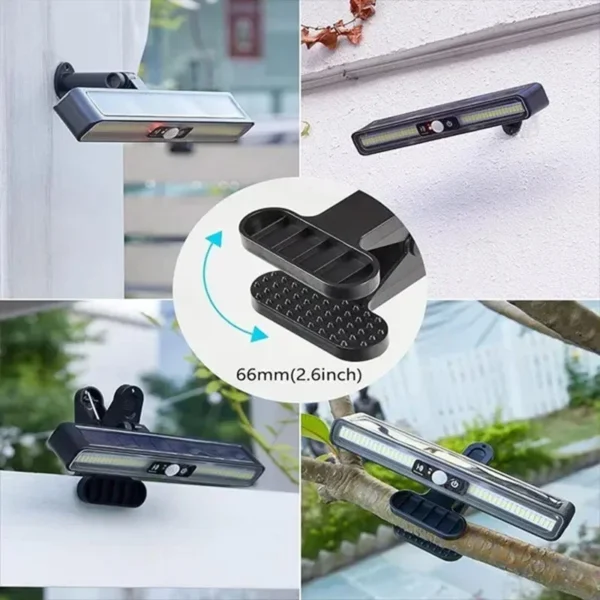 Powerful LED Solar Outdoor Led Courtyard Wall Lamp Rechargeable Human Body Induction Garden Terrace Garage Door Street Lighting - Image 39