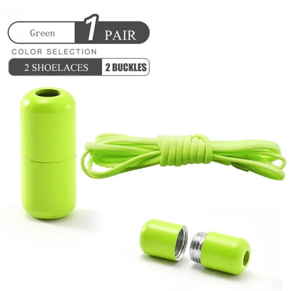 Elastic No Tie Shoelaces Semicircle Shoe Laces For Kids and Adult Sneakers Shoelace Quick Lazy Metal Lock Laces Shoe Strings - Image 22