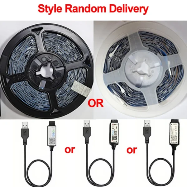 Bluetooth LED Strip Lights Smart SMD 5050 APP Remote Control Flexible Ribbon Diode Lamp Tape TV Backlights Game Room Home Decor - Image 6