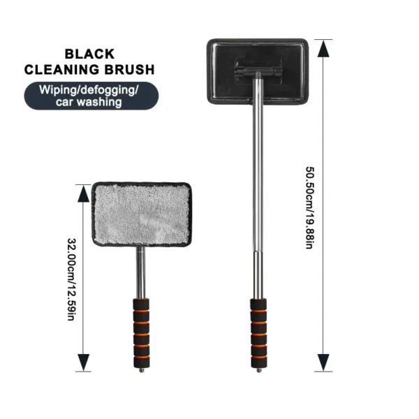 SEAMETAL Car Front Windshield Defogging Brush Telescopic Long handle Car Household Glass Clean Brushes Dust Remover Tool - Image 7