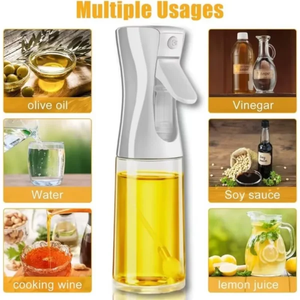 Oil Spray for Cooking - Olive Oil Dispenser Bottle Sprayer Mist-Reusable Food Grade Oil Vinegar,Spray Bottle Kitchen Accessories - Image 5