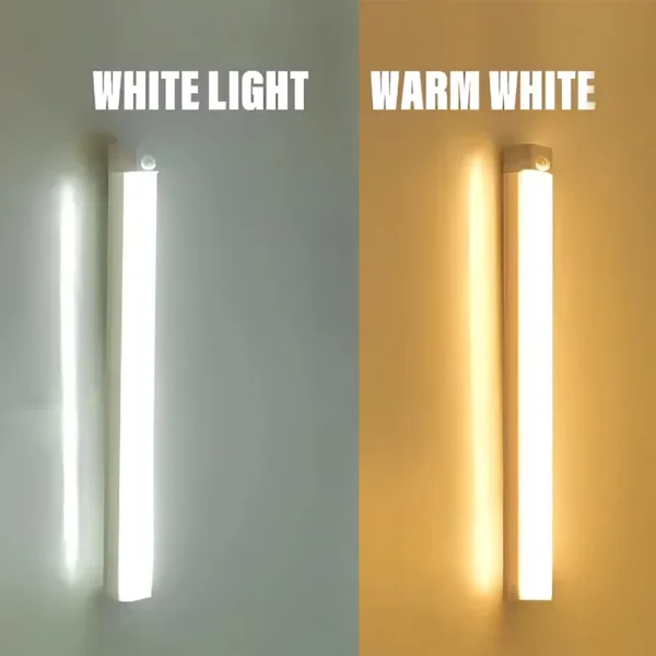 LED Motion Sensor Light Wireless LED Night Light Type C Rechargeable Light Cabinet Wardrobe Lamp Staircase Backlight For Kitchen - Image 3