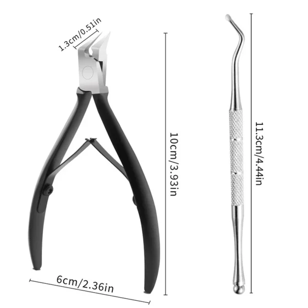 Toe Nail Clipper For Ingrown Or Thick Toenails Toenails Trimmer Professional Podiatrist Toenail Nipper With Stainless Steel Supe - Image 7