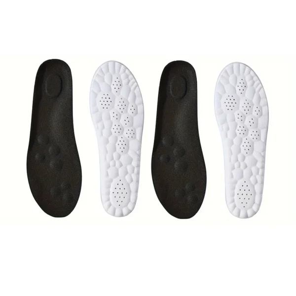 1Pair/2Pairs/4Pairs High Elasticity Latex Sport Insoles Soft Shoe Pads Arch Support Orthotic Insoles Breathable Deodorant Insole - Image 14