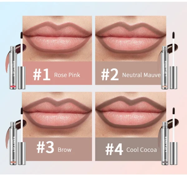 Waterproof Lip Liner Peel Off Tattoo Lipgloss Waterproof Long Lasting Matte Lip Tint Brown Contour Tear-off Lips Stain Cosmetic - Image 12