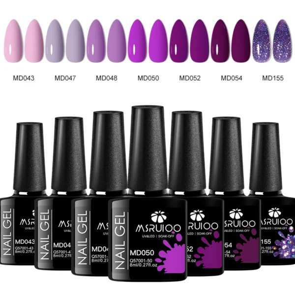 7pc Nail Gel Polish Set DIY Nail Art Design All For Decoration Soak Off UV Gel Long Lasting Manicure Painting Gel Vernis Kits - Image 8