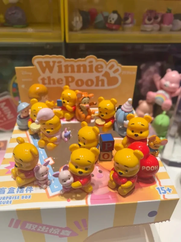 Anime Cartoon Winnie The Pooh Best Friend Series Blind Box Tigger Eeyore Piglet Model Collection Ornament Gifts For Kids - Image 19