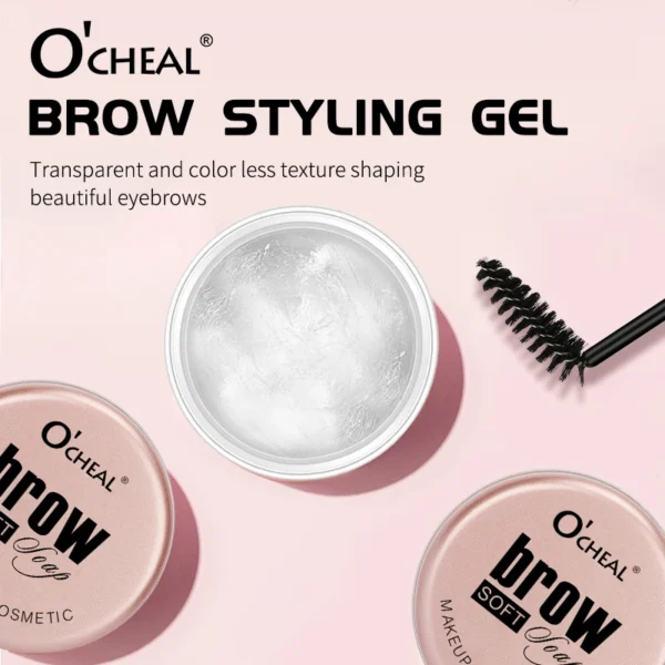 Eyebrow Styling Gel 3D Feathery Wild Brow Wax Waterproof Long Lasting Easy To Wear Shaping Eyebrows Makeup Sculpt Soap Cosmetics - Image 4