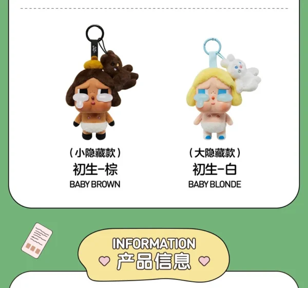 Genuine 13cm Crybaby Crying Again Series Mystery Box Vinyl Face Plush Doll Pendant Decoration Fan Collection Child Birthday Gift - Image 20