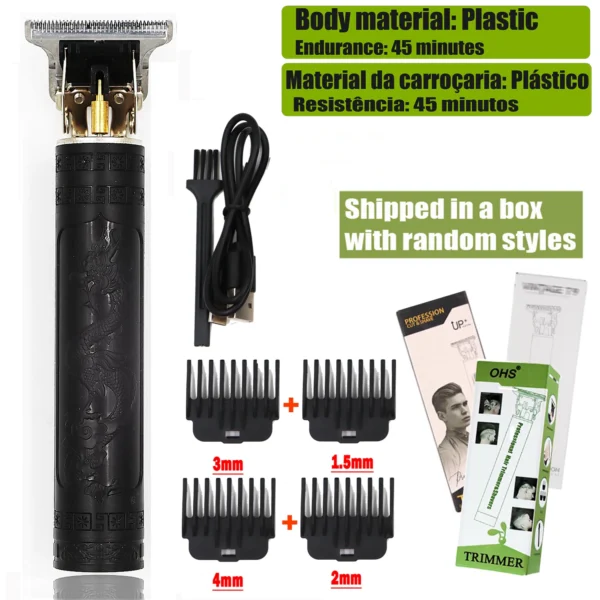 T9 Cordless Electric Hairber Shaver Hair Trimer Home Appliances Travel Barber Razors Shaving Machine for Men Trimmer Man - Image 18