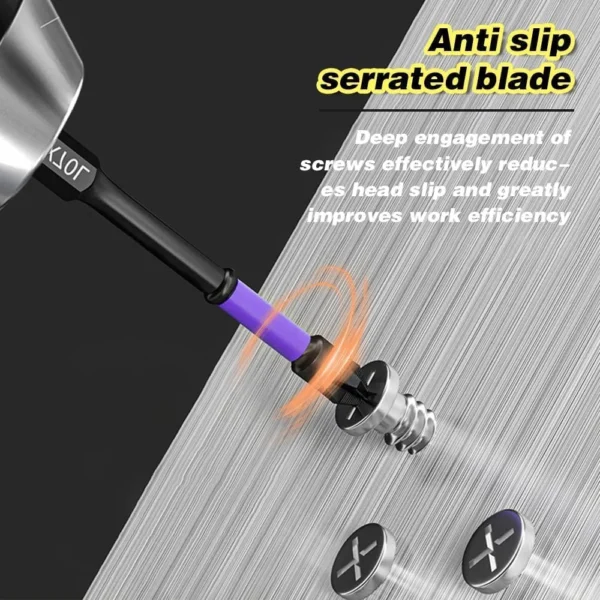 6/12 Pcs Magnetic Screwdriver Bits Non-slip Shockproof Phillips Impact Bits Hex Shank Alloy Steel Bits Suitable for Power Tools - Image 14