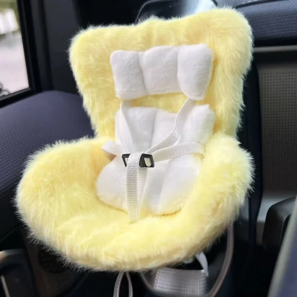 15-17cm doll Seat  Labubu carseat Safety Seat Cute Doll Air Outlet Aromatherapy decoration high-grade Car Interior Decoration - Image 11