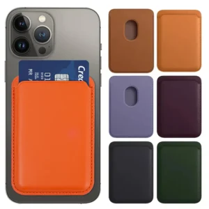 Magnetic Leather Wallet Case for iPhone 15Pro 14 13 16 Pro Max Magsafe Card Holder Luxury Phone Cover Protective Bag Accessories