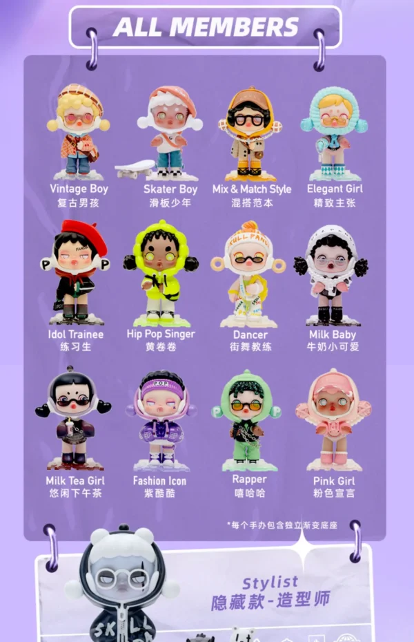 Skullpanda Hype Panda Series Blind Box Toys Confirm Style Kawaii Anime Character Cartoon Model Decoration Friend Gift Collection - Image 21