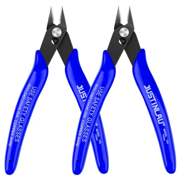 2Pcs Mini Nose Cutting Plier Electrical Wire Cable Cutter  Metal Side Snips Flush Pliers Convenient Durable Tool - Image 11