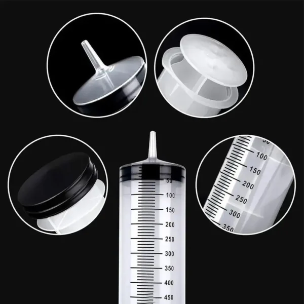 100/300/550ml Large Capacity Syringes Oil Pump With 1m Hose Pet Feeding Measuring Pump Hydroponics Nutrient Big Syringe - Image 16