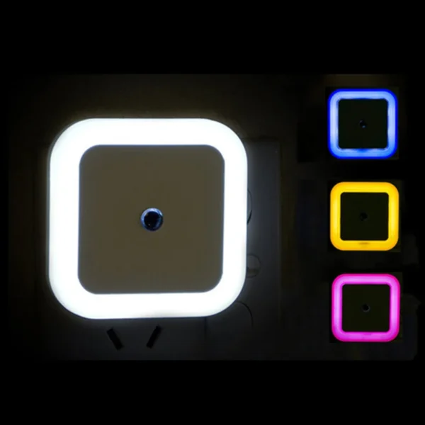 Wireless LED Night Light Sensor Lighting Mini EU/US Plug Night Lights For Children Room Bedroom Living Room Decoration Lighting - Image 2