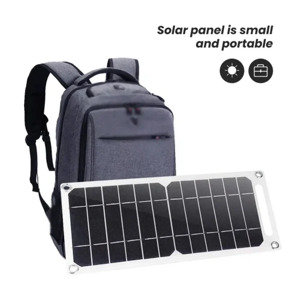 35W Sunpower Portable Solar Panel 5V Solar Plate WithUSB Safe Stabilize Charger ForPower Bank Phone Outdoor Camping Home RV Gift - Image 5