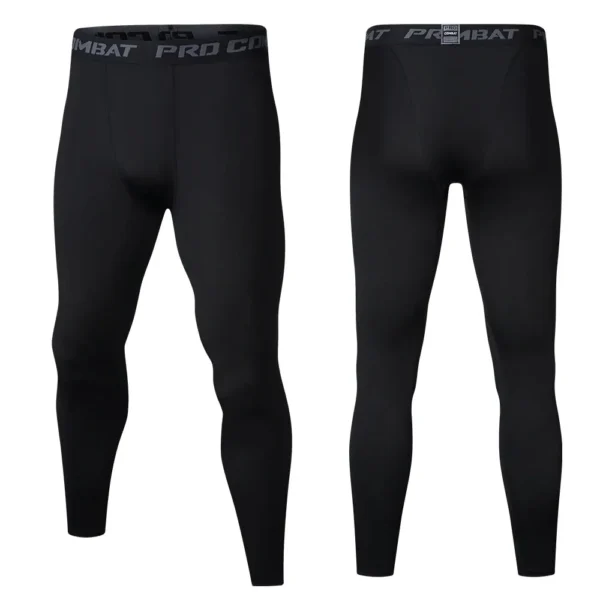 Men's Running Leggings Sportswear Quick Dry Gym Fitness Tights Workout Training Jogging Sports Trousers Compression Sport Pants - Image 7
